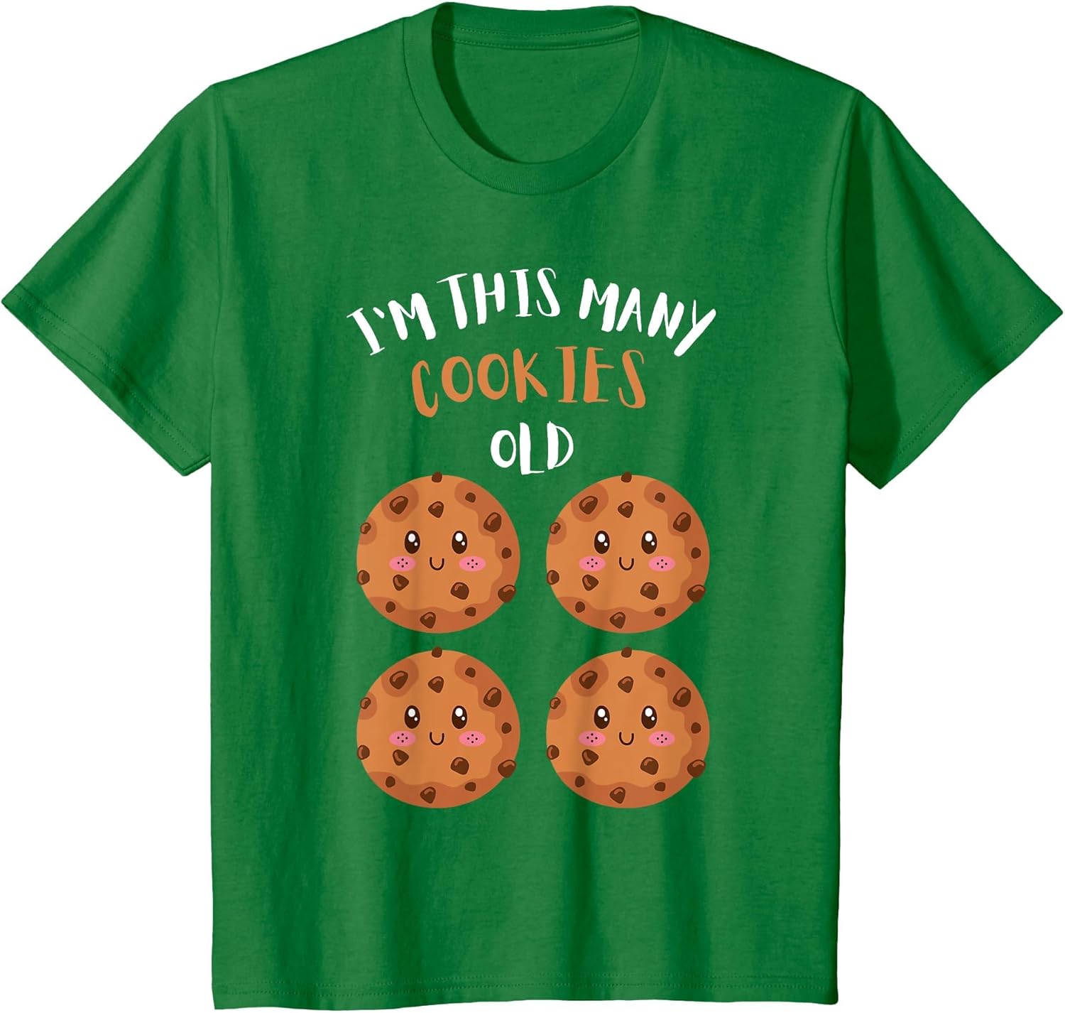 Kids I'm This Many Cookies Old Cookie 4th Birthday 4 Years Old