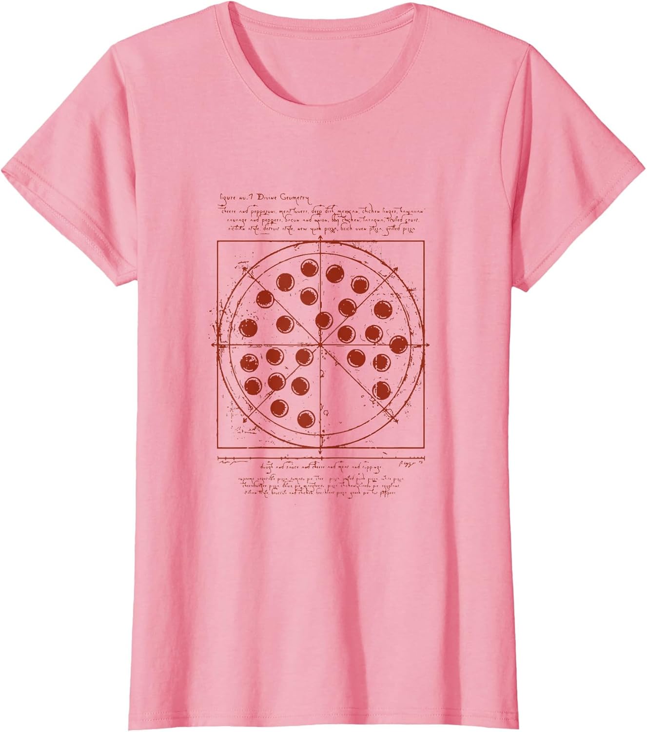 Geometric Da Vinci Pizza