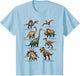 Dinosaur Retro Novelty Wildlife Nature Men Kids Women