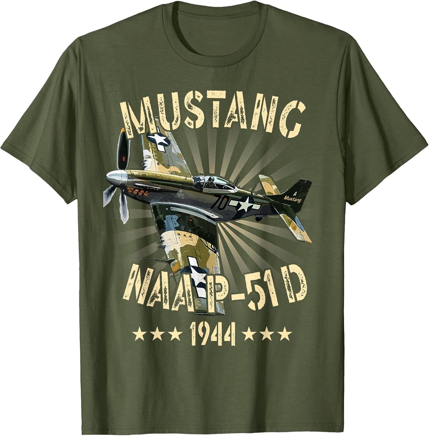 P-51D Mustang Vintage North American P-51D Fighter Warbirds