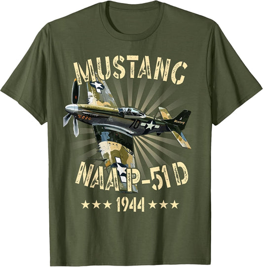 P-51D Mustang Vintage North American P-51D Fighter Warbirds