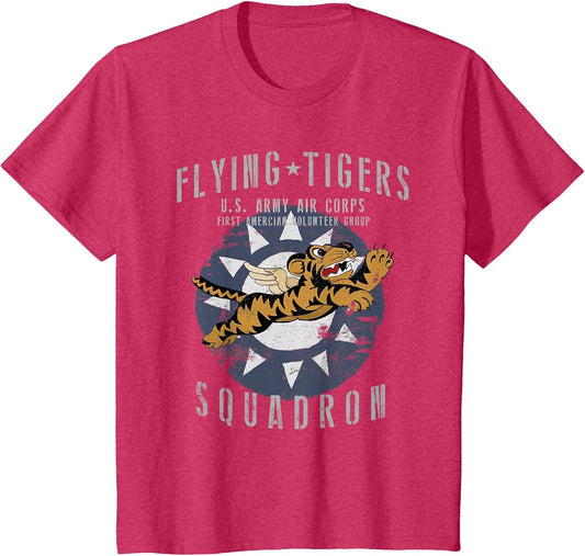 Flying Tigers Squadron WWII Insignia Vintage WW2 Air Corps