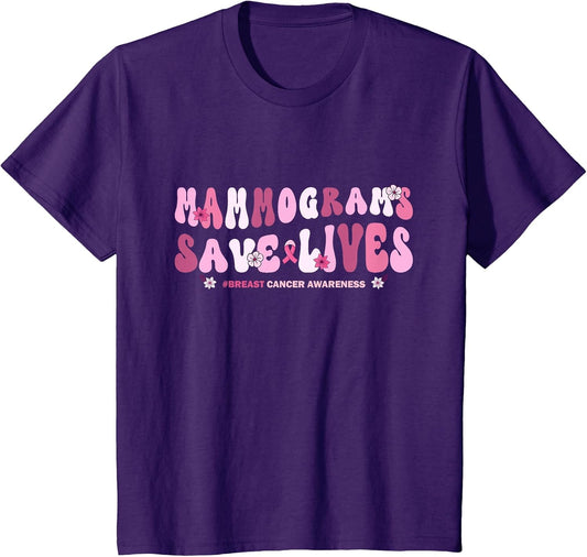 Mammogram Screenings Save Lives Pink Breast Cancer Awareness