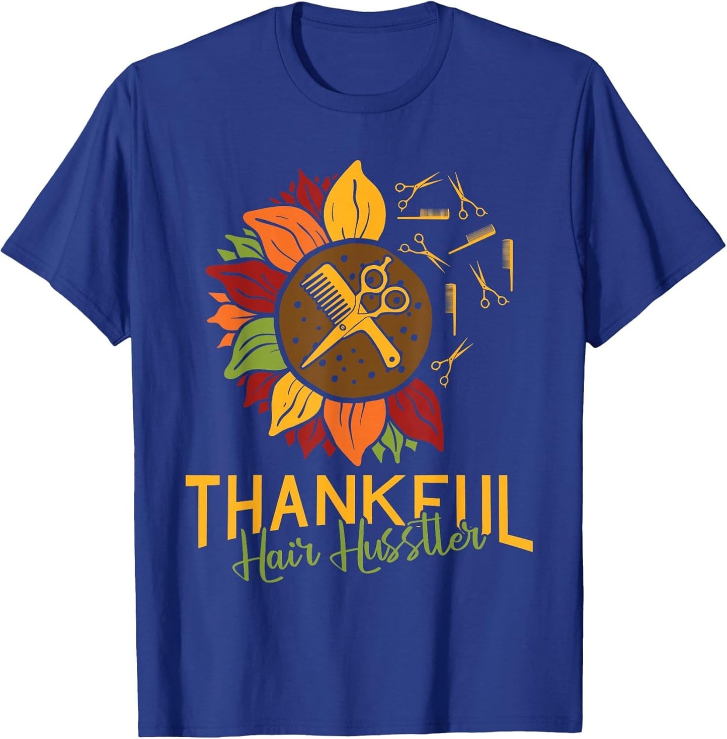 Thankful Hair Hustler Thanksgiving Day Hair-Dresser Stylist