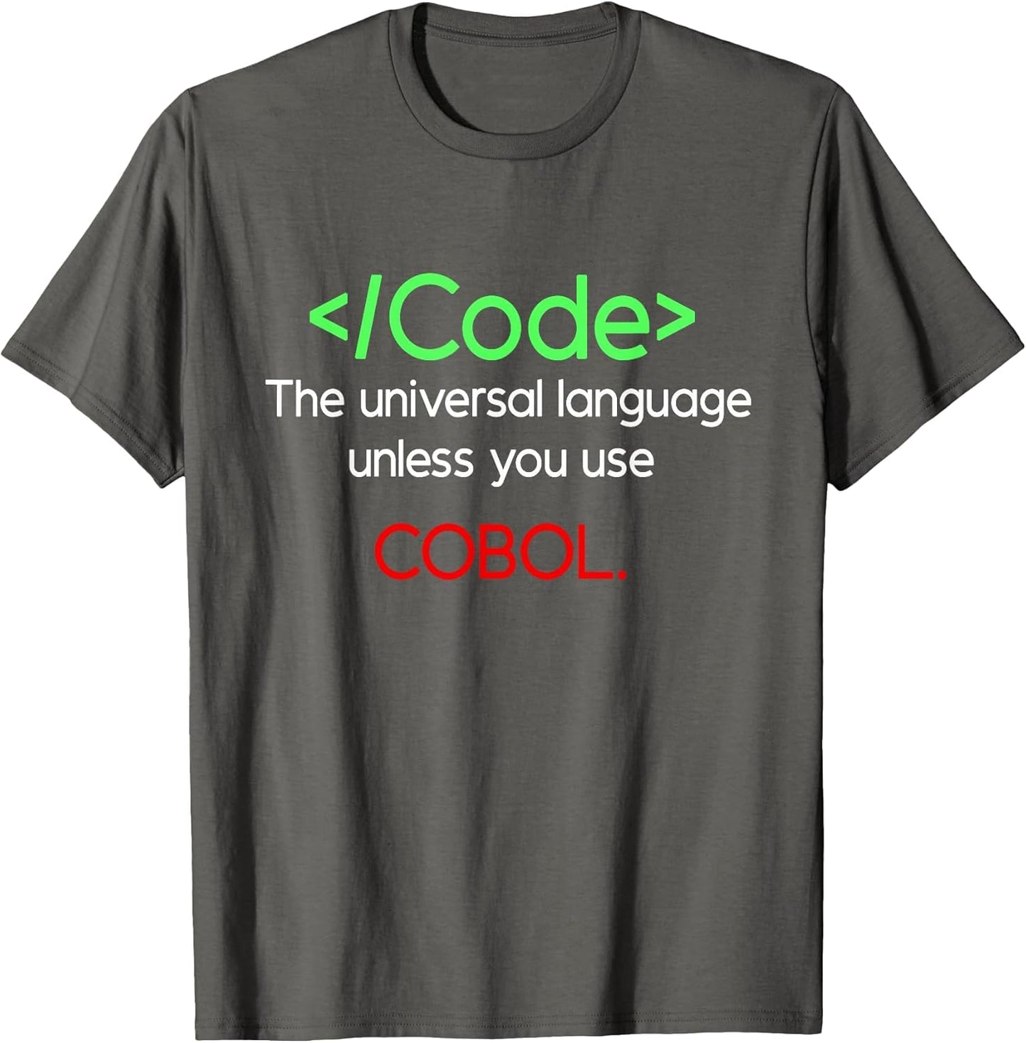 Funny Coding Costume COBOL Code Lover Programming