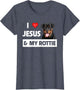I Love Jesus and My Rottie Dog Mom Dad Pet Parent Rottweiler