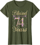 Blessed by God for 74 Years Funny 74th Birthday Women
