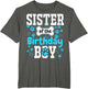 Sister of The Birthday Boy Dog Paw Pet Matching Family Party
