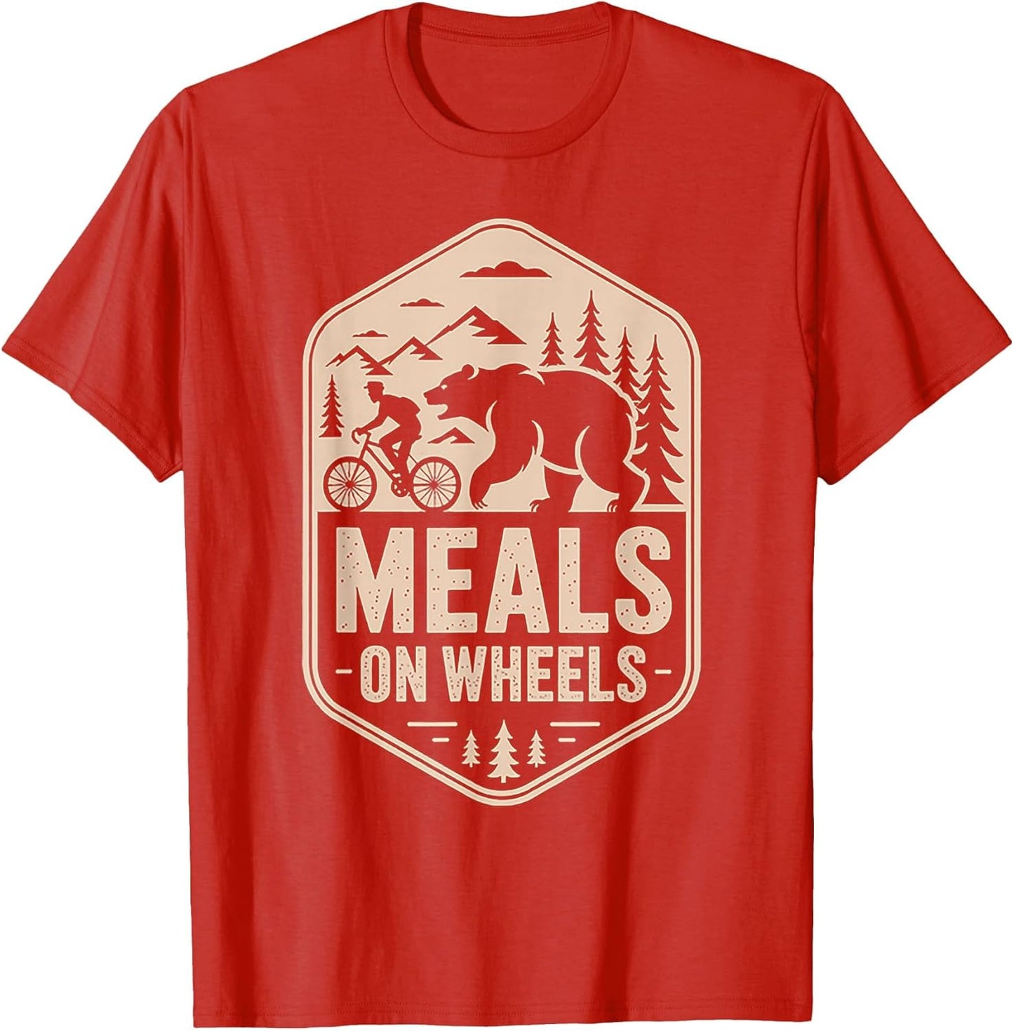 Meals On Wheels Funny Beer Biker