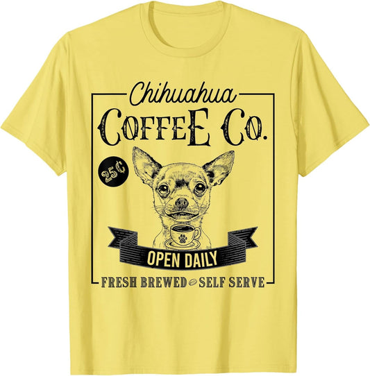Retro Chihuahua Coffee Funny Dog Mom Coffee Lover