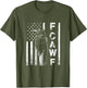 Funny F CAW F Crow with USA Flag