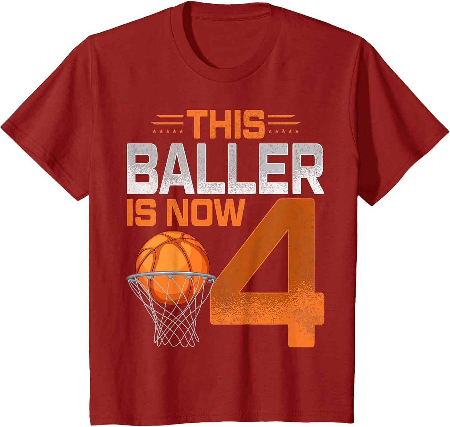 Kids This Baller is Now 4 Years Old Basketball Kids 4th Birthday