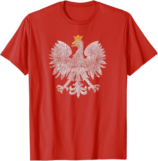 Poland Flag Cool Polska Flaga Vintage Polish Eagle Women Men
