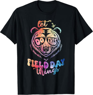 Bears Mascot School Field Day Tie Dye Teacher Kid Boy Girl