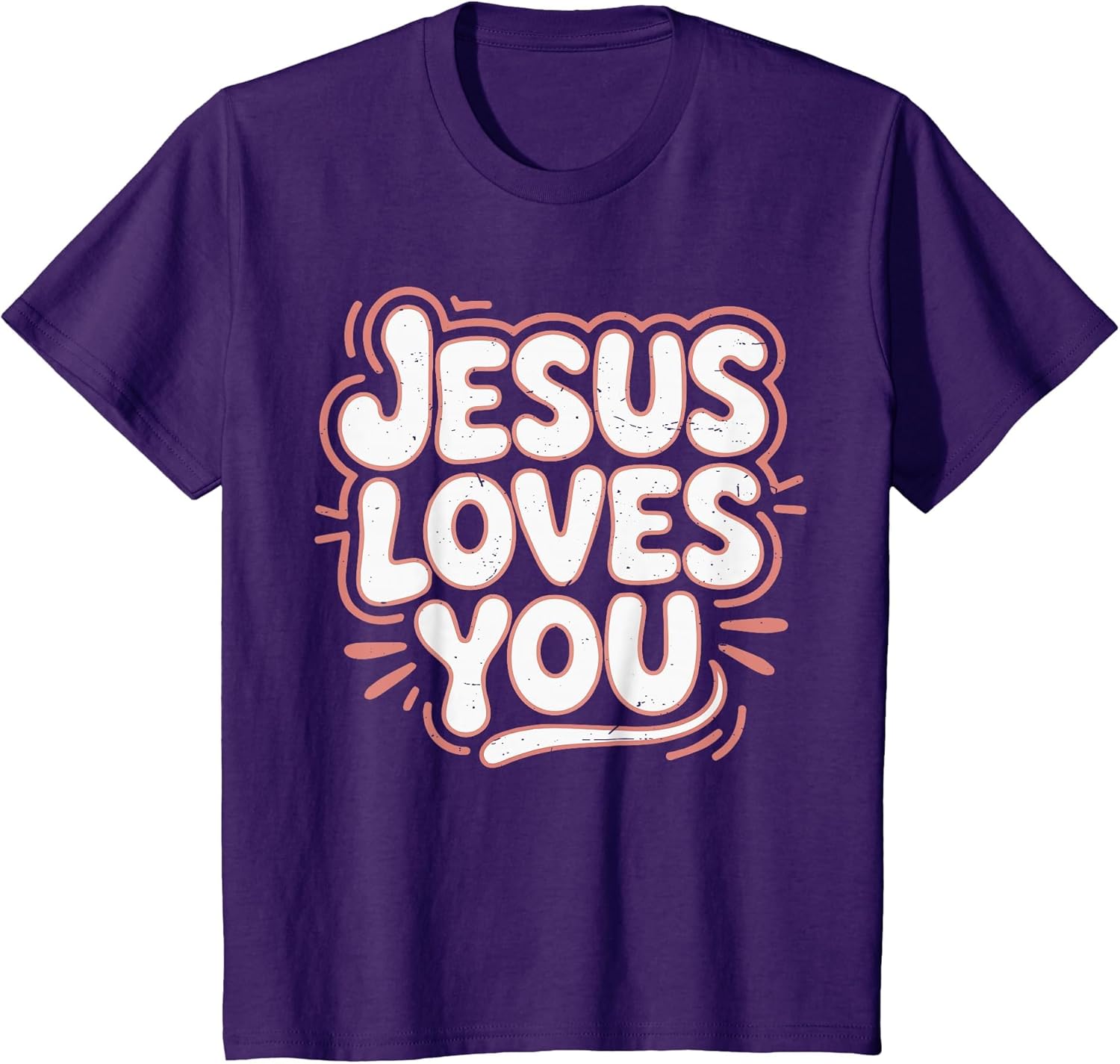 Girls Jesus Loves You Pink Christian Toddler Sister God Mom