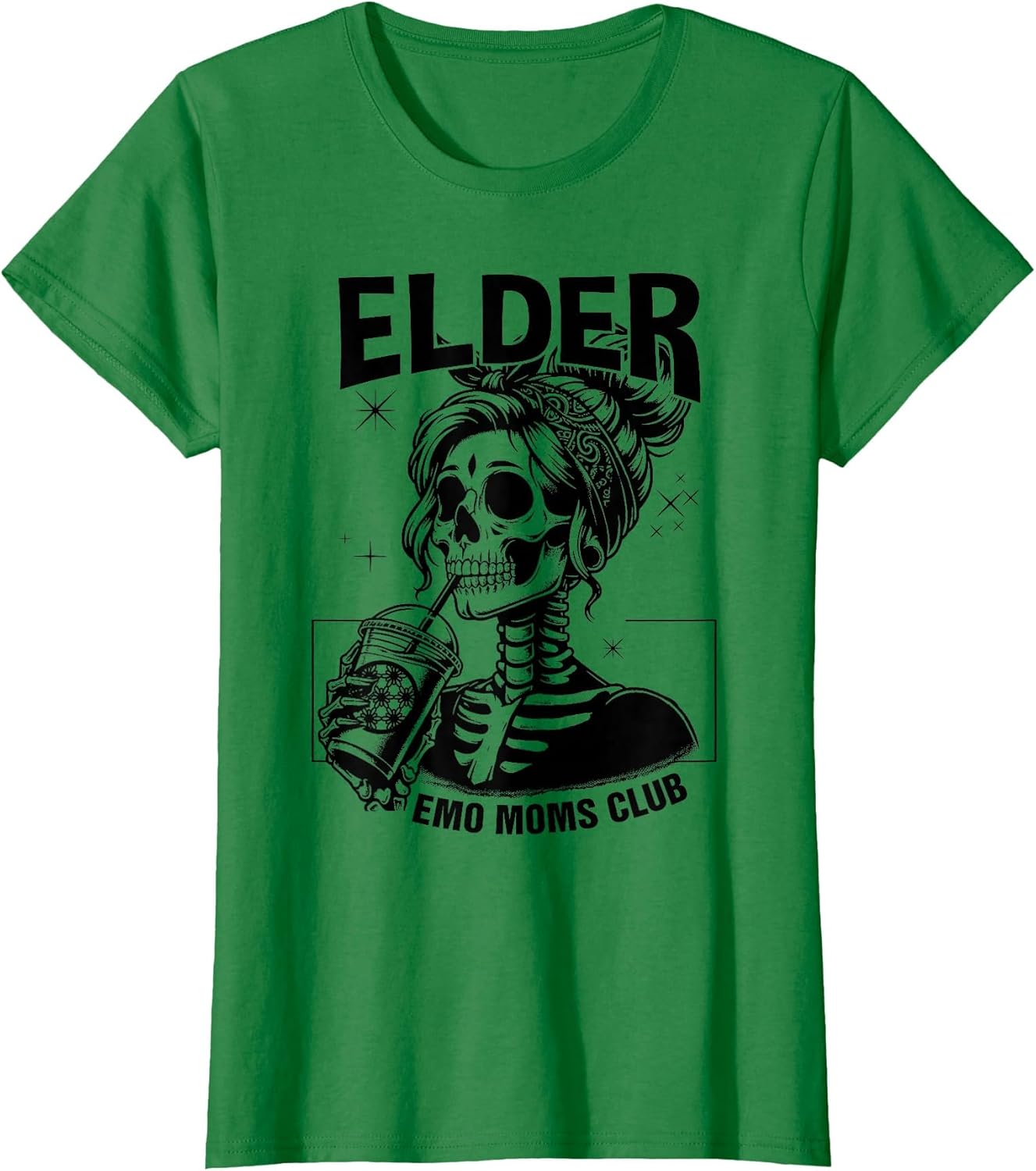 Elder Emo Moms Club Mothers Day Funny Skeleton