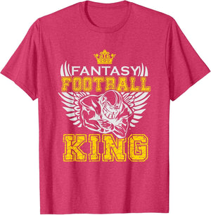 Fantasy Football King Shirt League Gameday Draft Party Funny