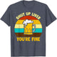Retro Shut Up Liver Your Fine Funny Drinking Beer Lover