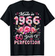 60 Year Old Made in 1966 Floral 60th Birthday Women