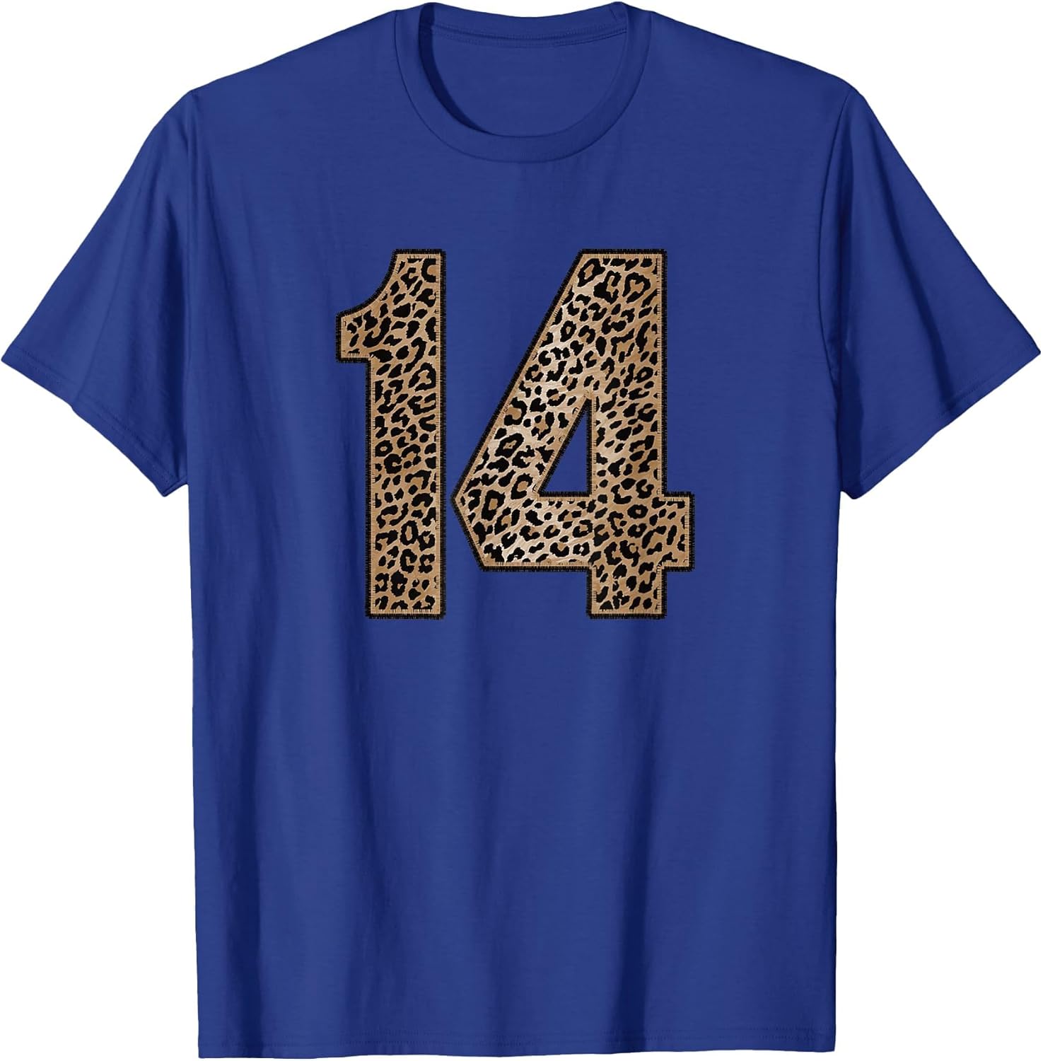 Leopard Number 14 Athlete Sports Jersey Supporter Fanwear