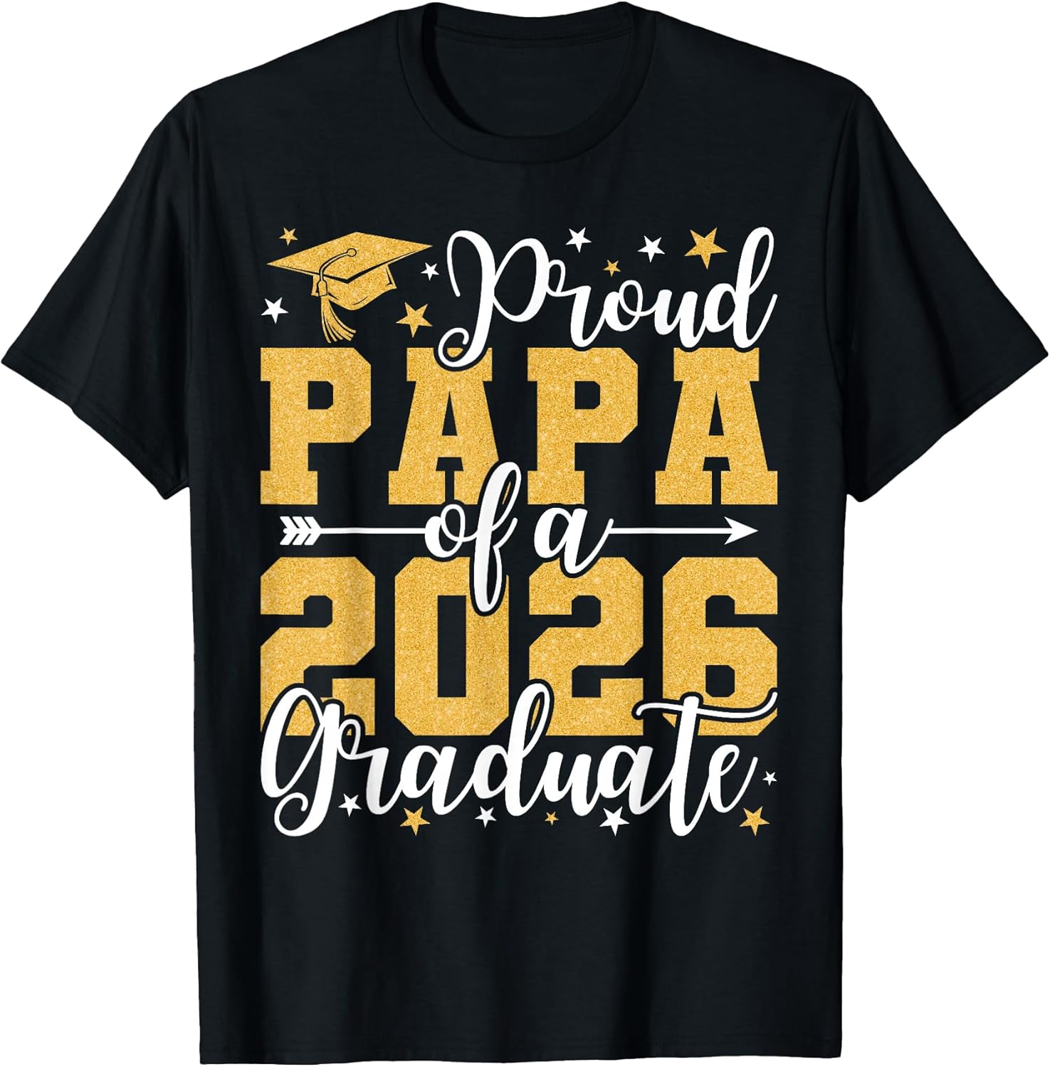 Proud Papa of A 2026 Graduate Grad Senior Dad Class of 2026