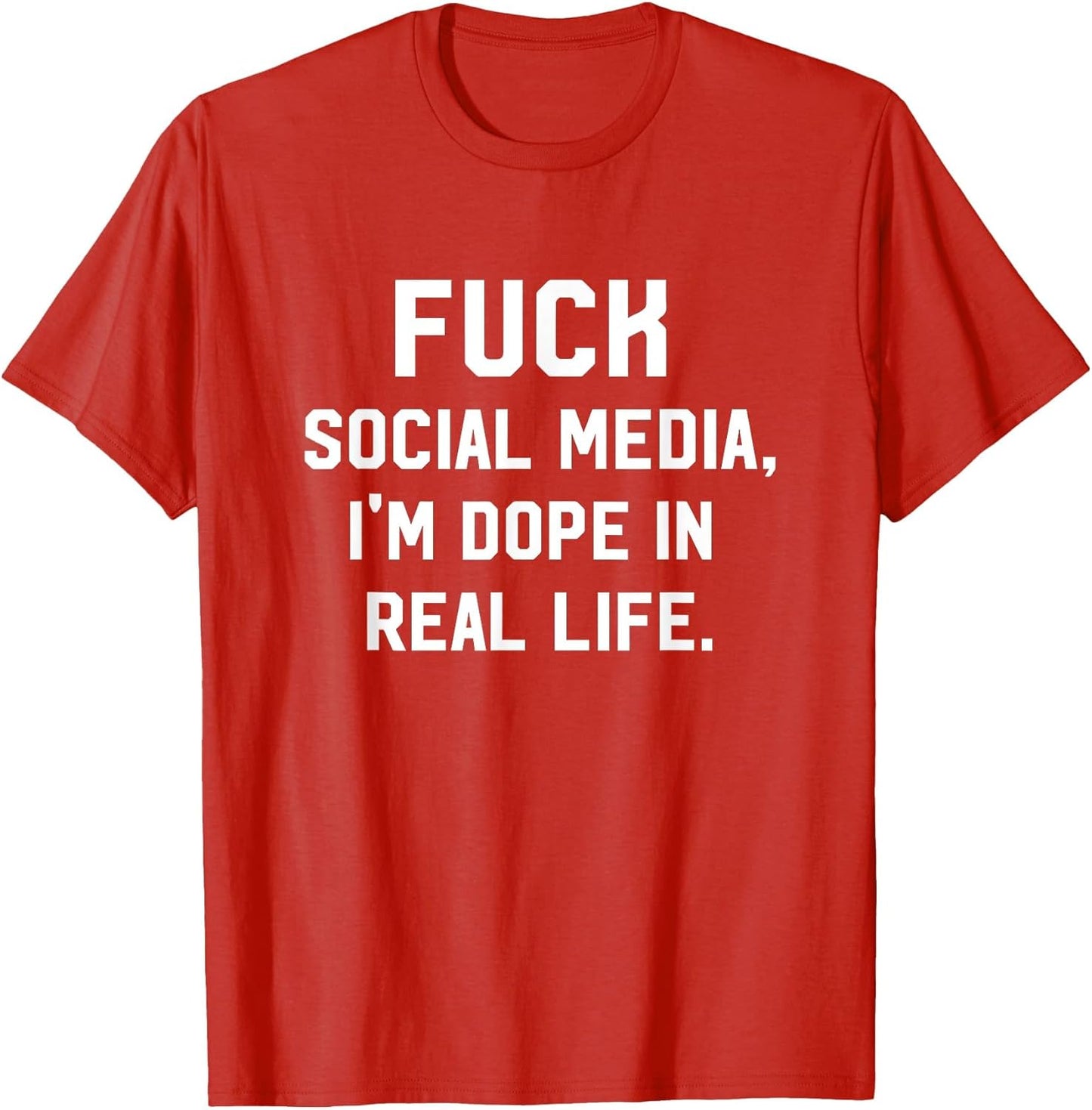Fuck Social Media, I'm Dope in Real Life Punk Goth