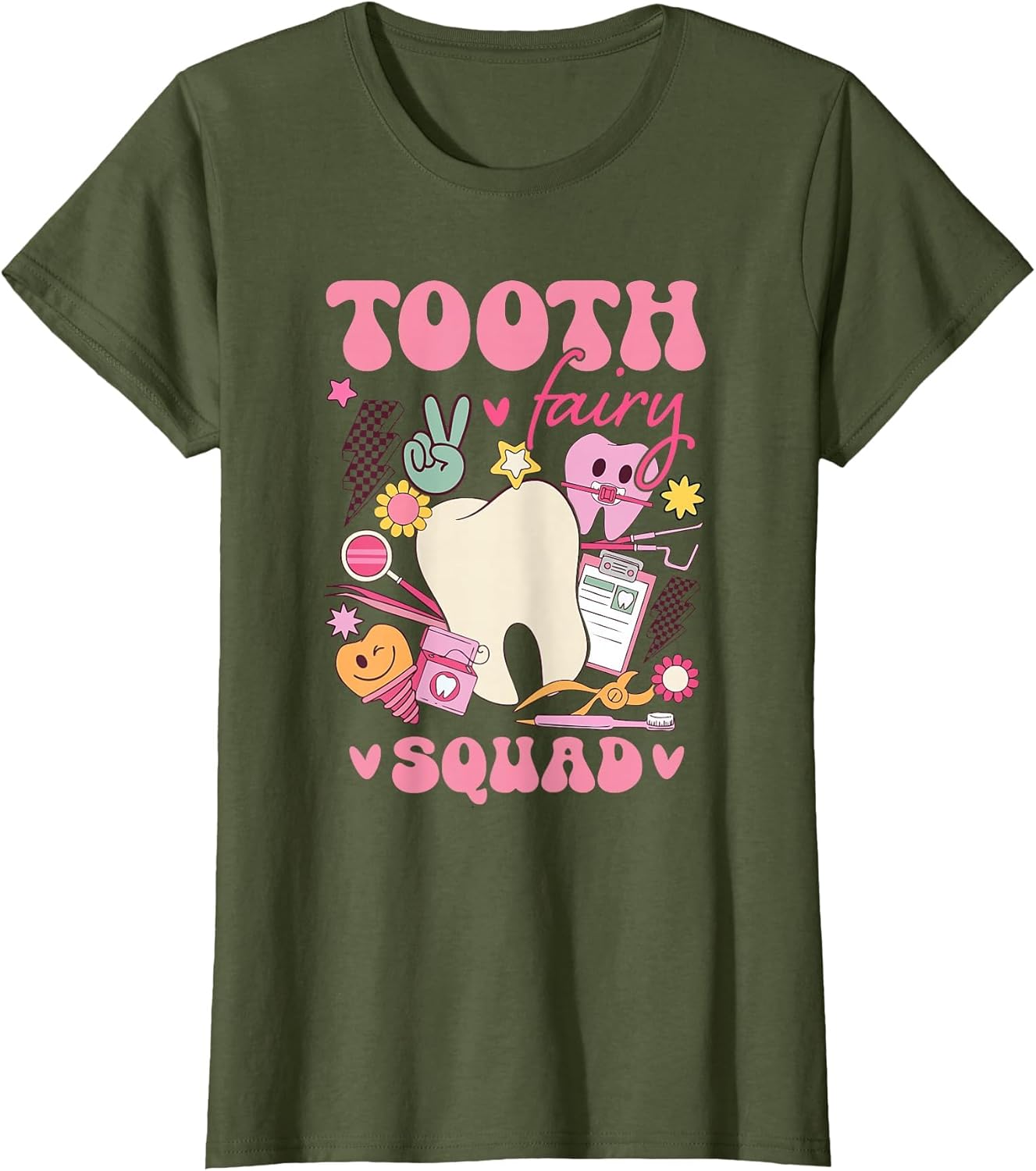 Cute Tooth Fairy Squad Matching for Dentist Dental Assistant