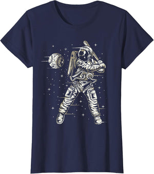 Vintage Retro Baseball Astronaut Boys Men Space Baseball