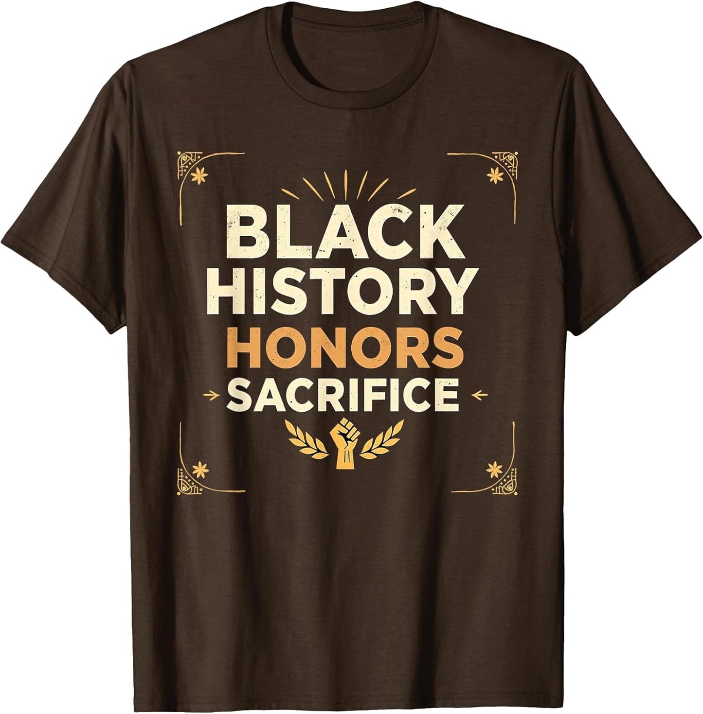Black History Honors Sacrifice Tribute Design