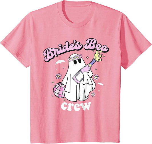 Halloween Disco Ghost Bride's Boo Retro Crew Bachelorette