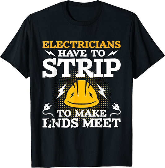 Electricians Have to Strip - Lineman Electrical Work Wiring