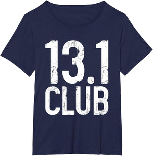13.1 Club Half Marathon Vintage Marathoner Running Runner