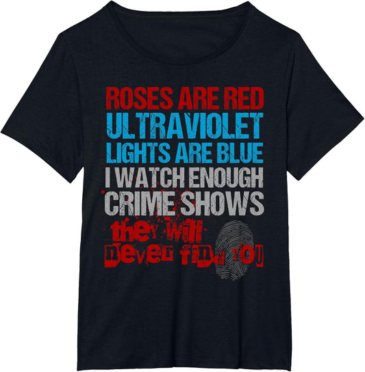 Roses are Red Ultraviolet Lights are Blue Funny True Crime