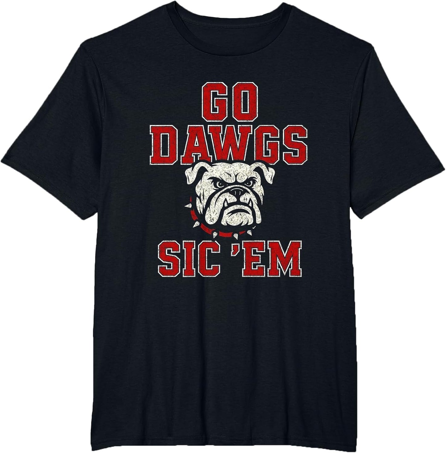 Go Dawgs Sic Em Bulldog School Spirit Women Kids