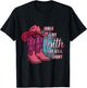 Walk by Faith Not by Sight Awareness Breast Cancer Boot Pink
