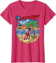 Puerto Rico Beach Puerto Rican Flag Retro Vintage 70s Sunset