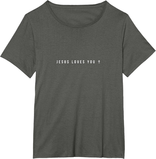 Jesus Loves You, Bible God Faith Church Christian Minimalist
