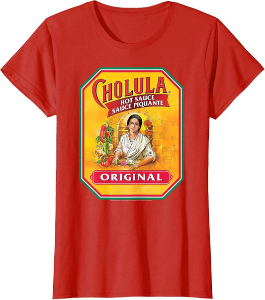 Cholula Hot Sauce Bottle Lable Casual Costume Foodies