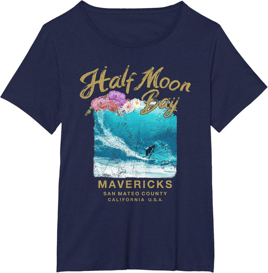 Mavericks California Big Wave Surfing Vintage
