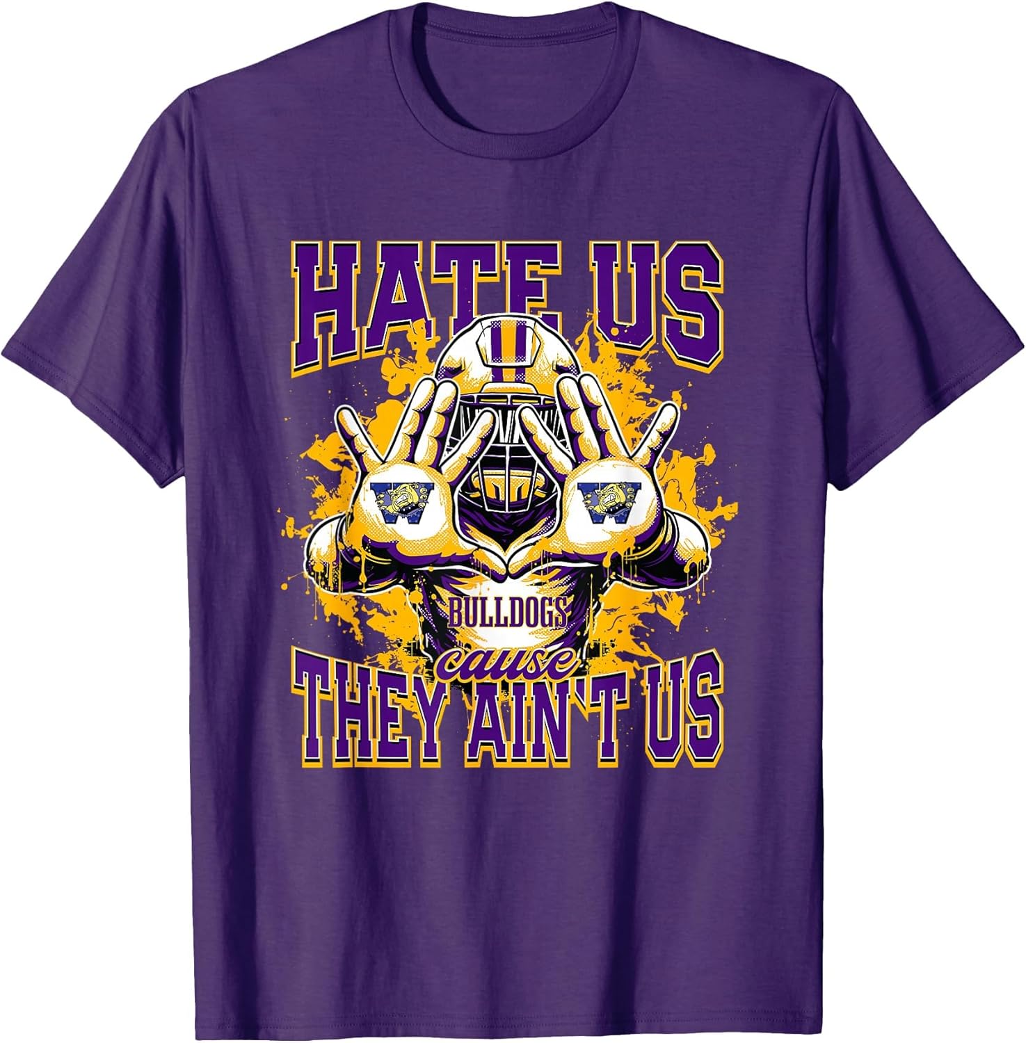 Wylie Bulldogs Logo Hate Us Cause They Ain't HS
