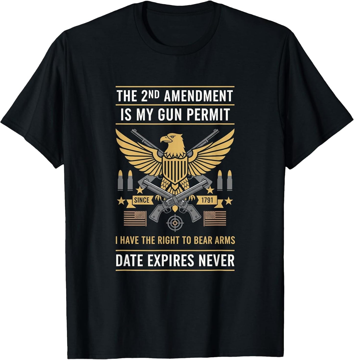 USA Second Amendment - The 2nd Amendment is My Gun Permit