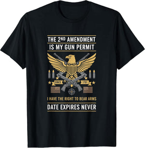 USA Second Amendment - The 2nd Amendment is My Gun Permit