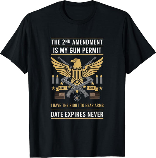 USA Second Amendment - The 2nd Amendment is My Gun Permit