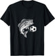 Funny Bass Fish Soccer Football Graphic