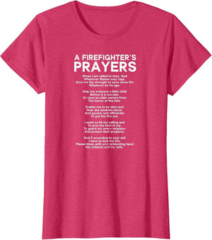Firefighter Prayer Design God Believer Gift