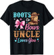 Boots or Bows Uncle Loves You Gender Reveal Family