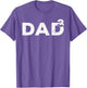 Dad Cubed Shirt Men Dad of Three Fathers Day