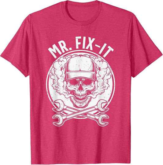 MR. Fix-It Skull Head with Smoke and Cross Spanners Wrench