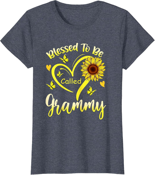 Blessed to Be Called Grammy Sunflower Floral Mothers Day