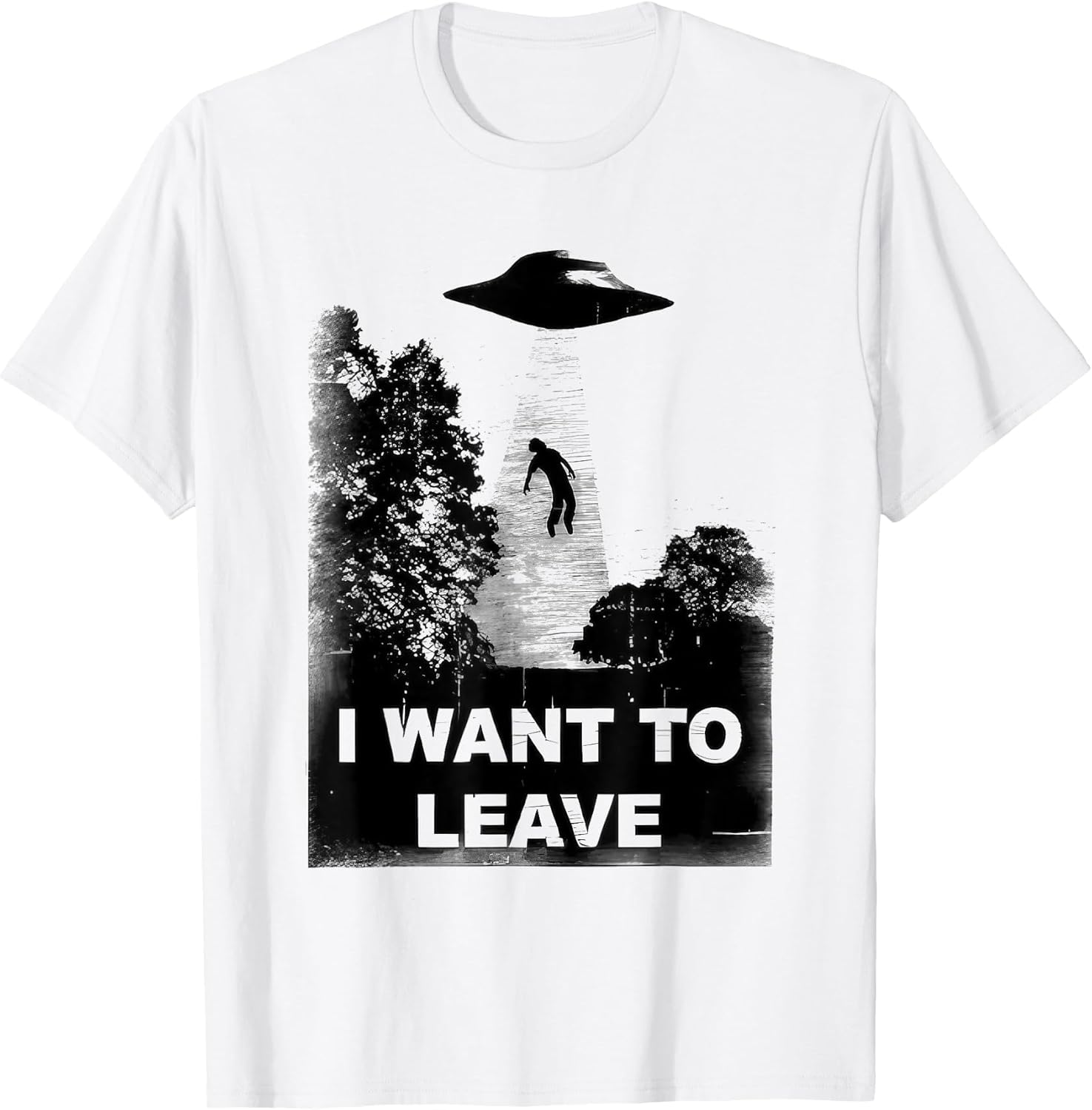 I Want to Leave Funny UFO Alien Abduction